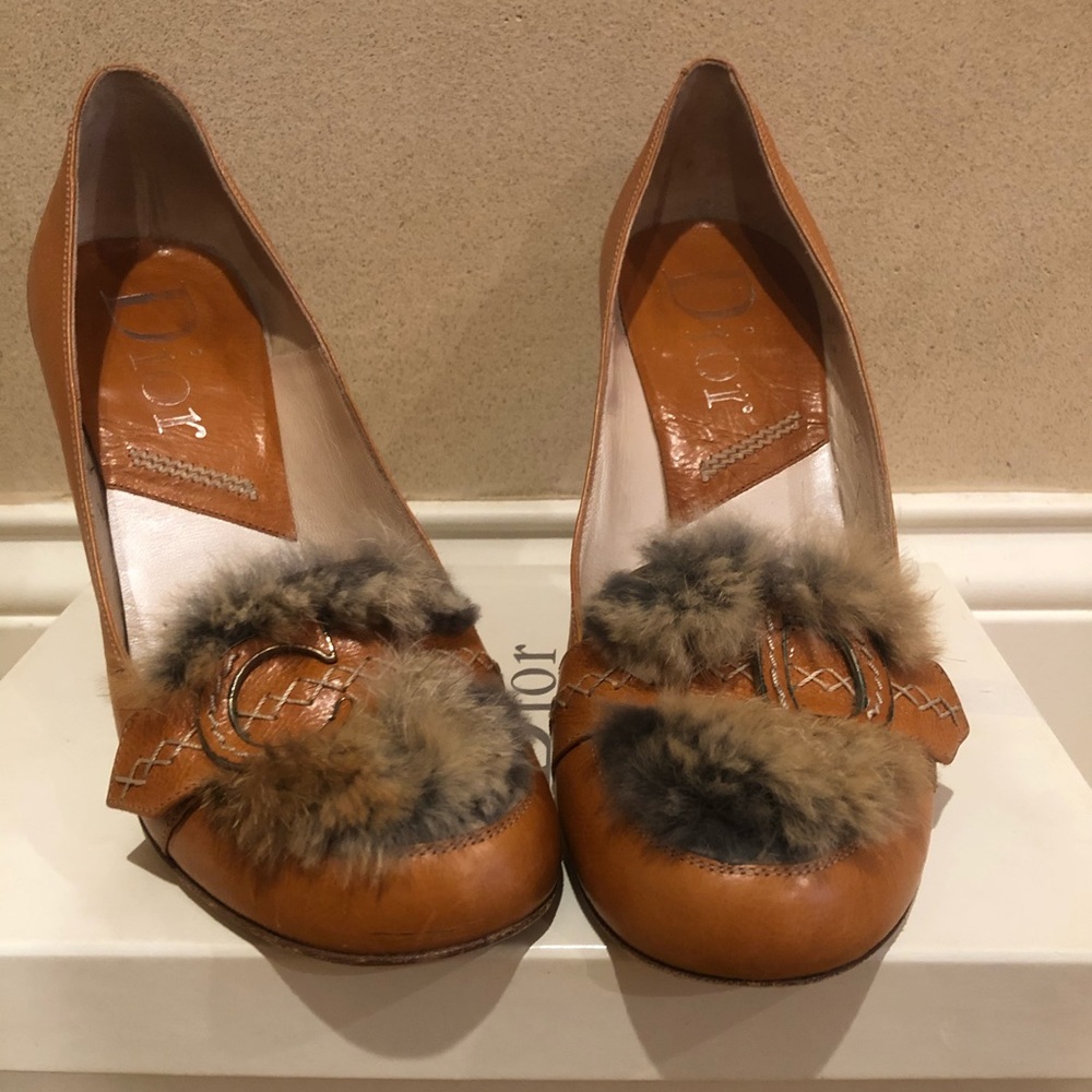 Christian Dior winter high heels